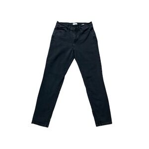 Nicole Miller Soho High Rise Skinny Jeans Black Wash Women's Size 10